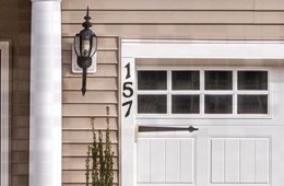 The same crop from the render, where the house number reads 157