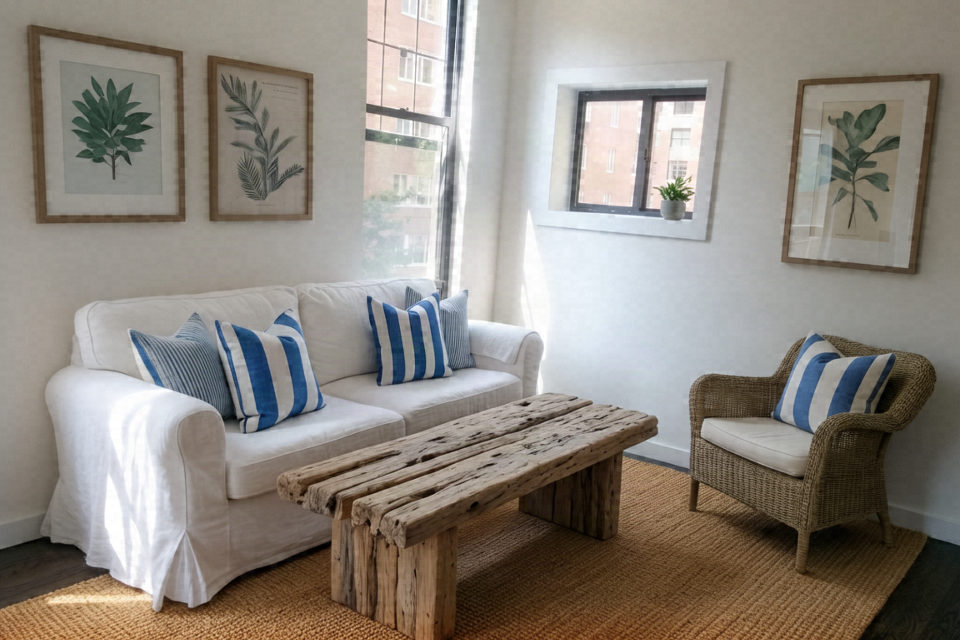 Coastal virtual staging, rendered by Duskly