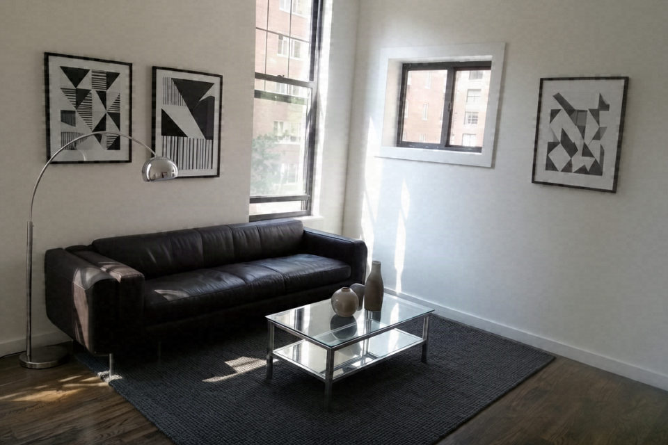 Modern virtual staging, rendered by Duskly